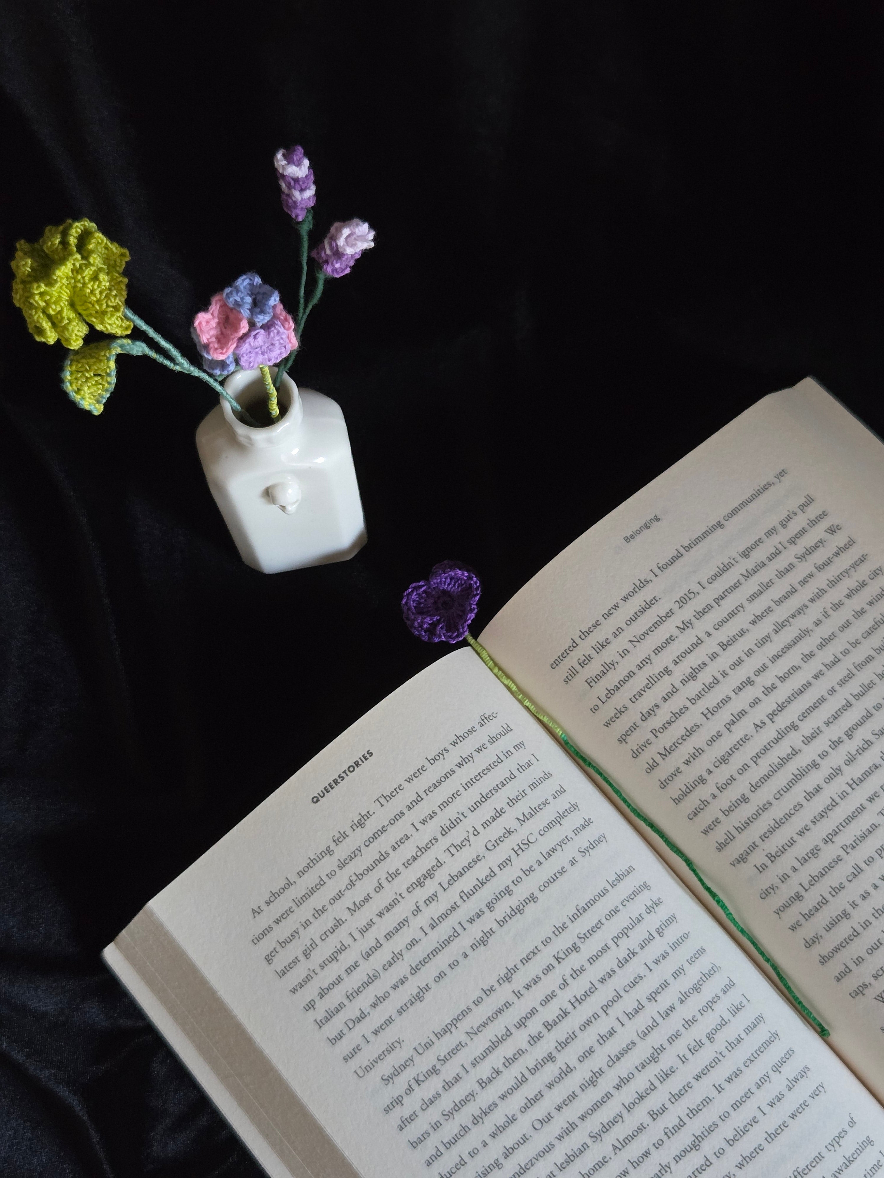 Violet - Handmade Bookmark