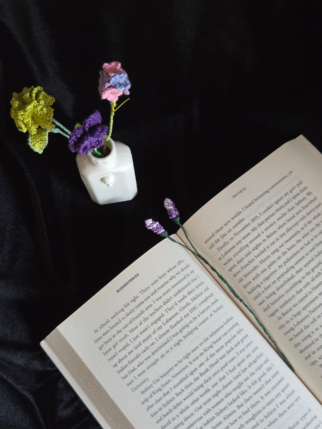 Lavender - Handmade Bookmark