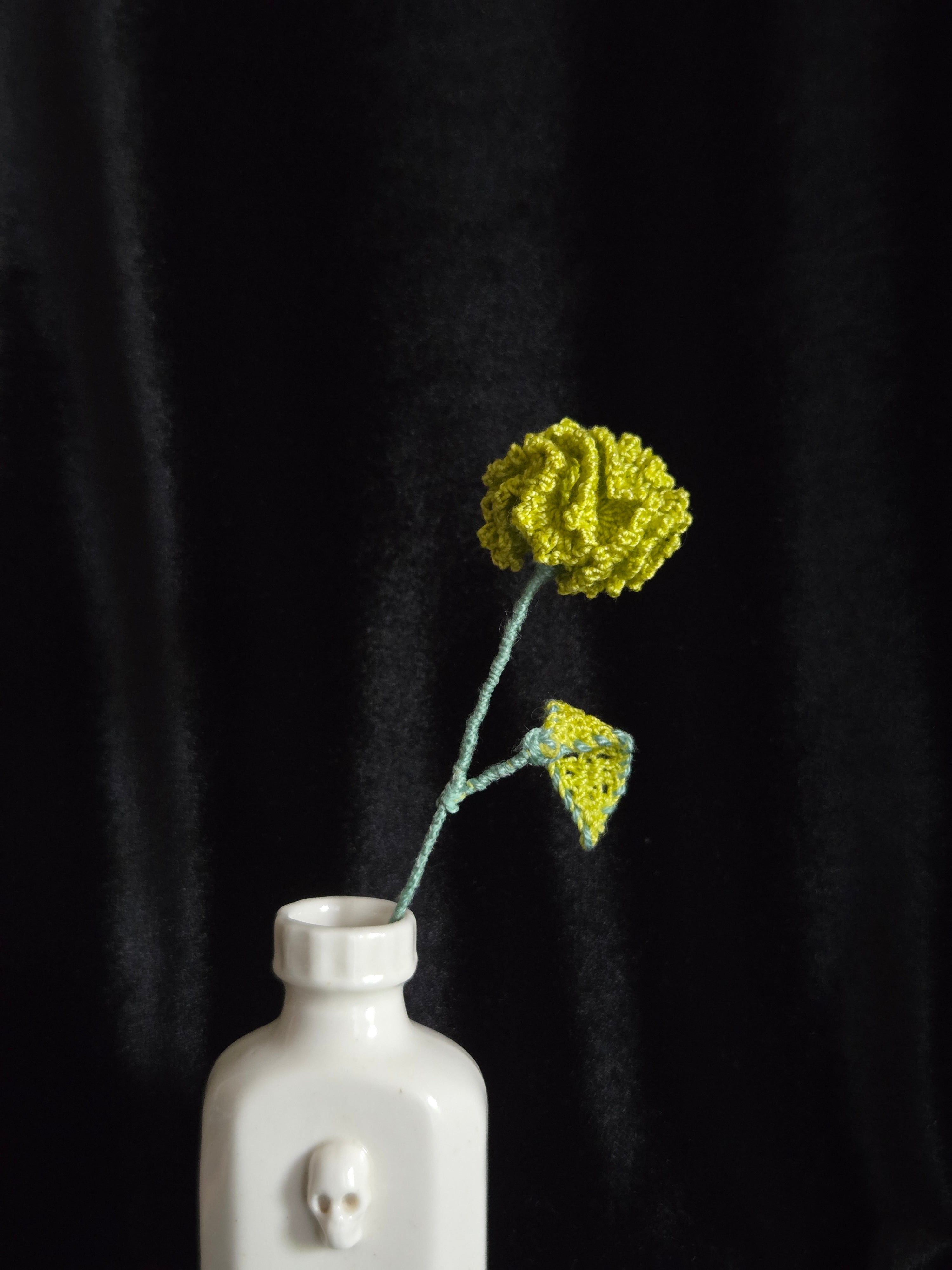 Green Carnation - Handmade Bookmark